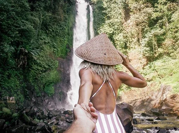 things to do on your bali honeymoon - git git waterfall