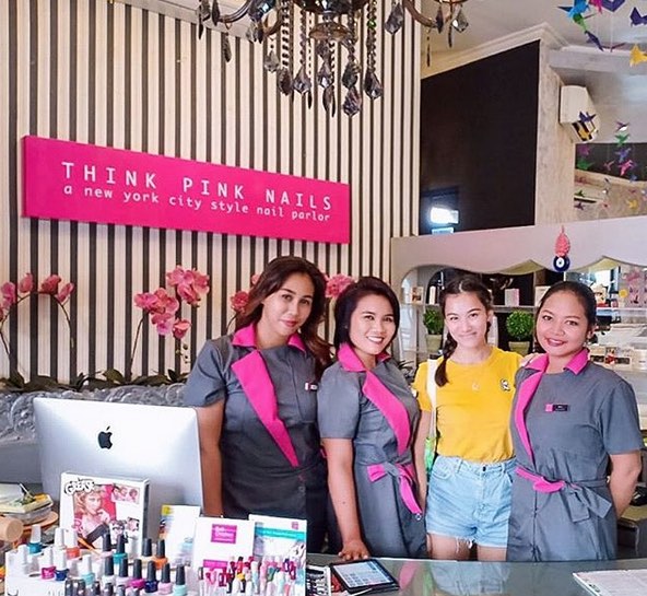 places to get nails done in bali - think pink nails