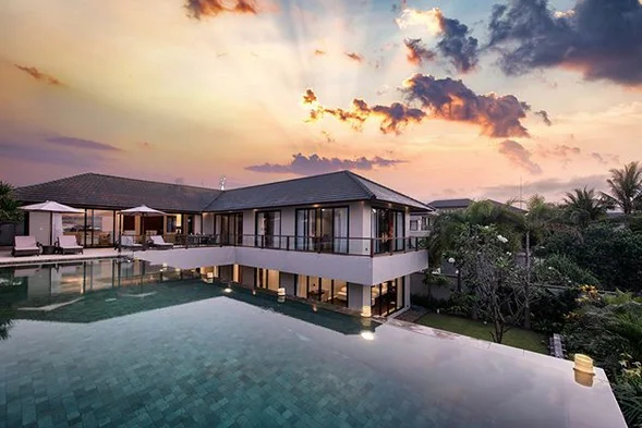 beach wedding villas uluwatu - karang saujana