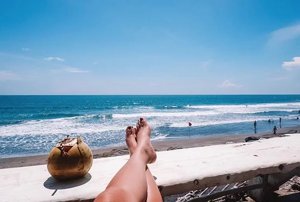 places to chill out in bali after your wedding - la brisa canggu
