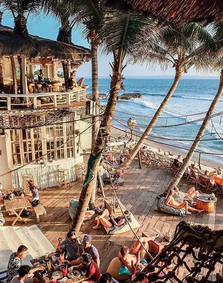 places to chill out in bali after your wedding - la brisa canggu