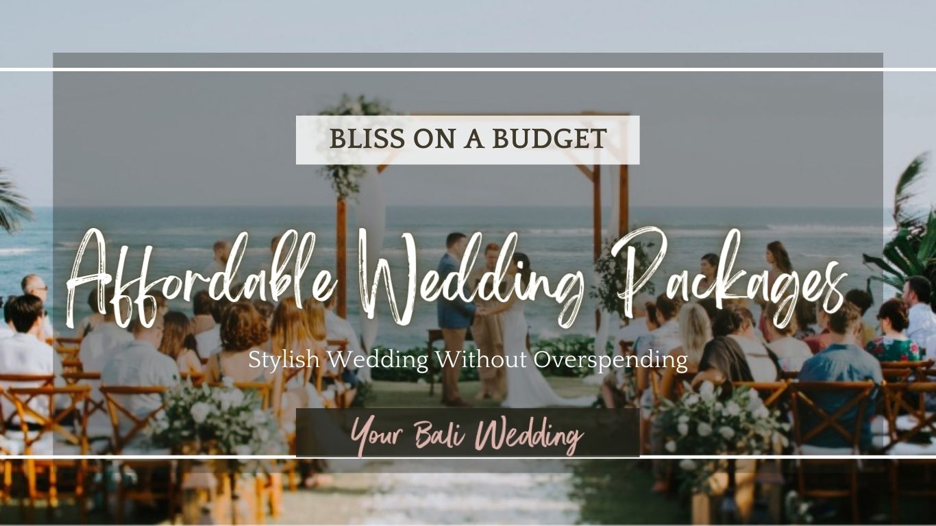 Affordable Bali Wedding Packages