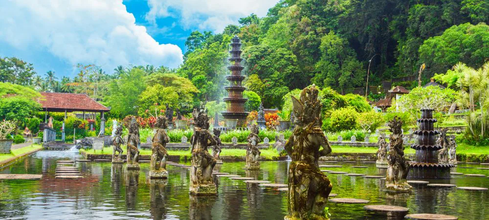 3. Enchanted Garden Surprise at Tirta Gangga