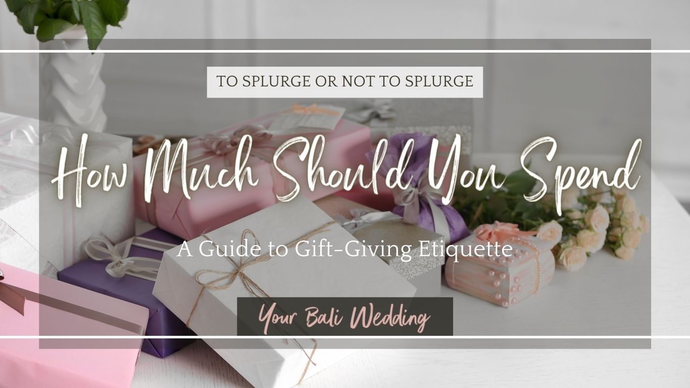 How Much to Spend on a Wedding Gift