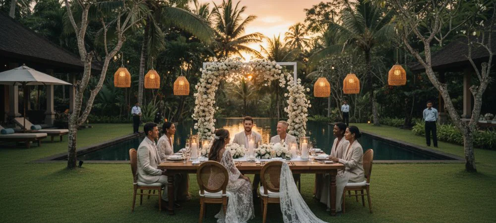 The Ultimate Privacy Private Estate Wedding Bali