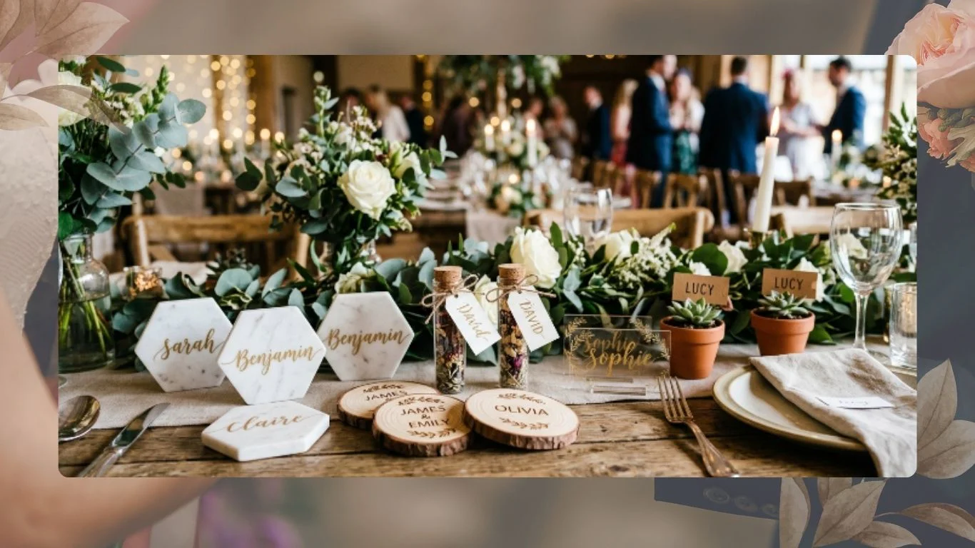10 Creative Wedding Place Card Ideas Guests Keep and Last Longer