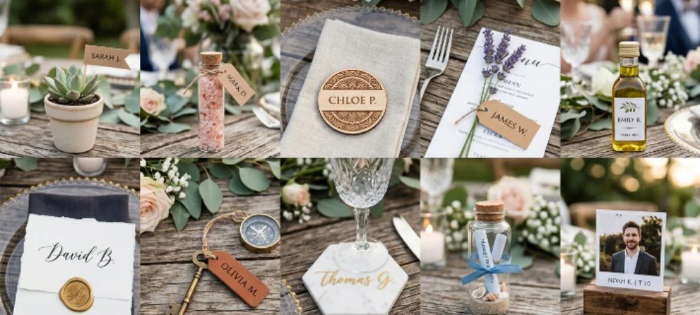 10 Creative Wedding Place Card Ideas