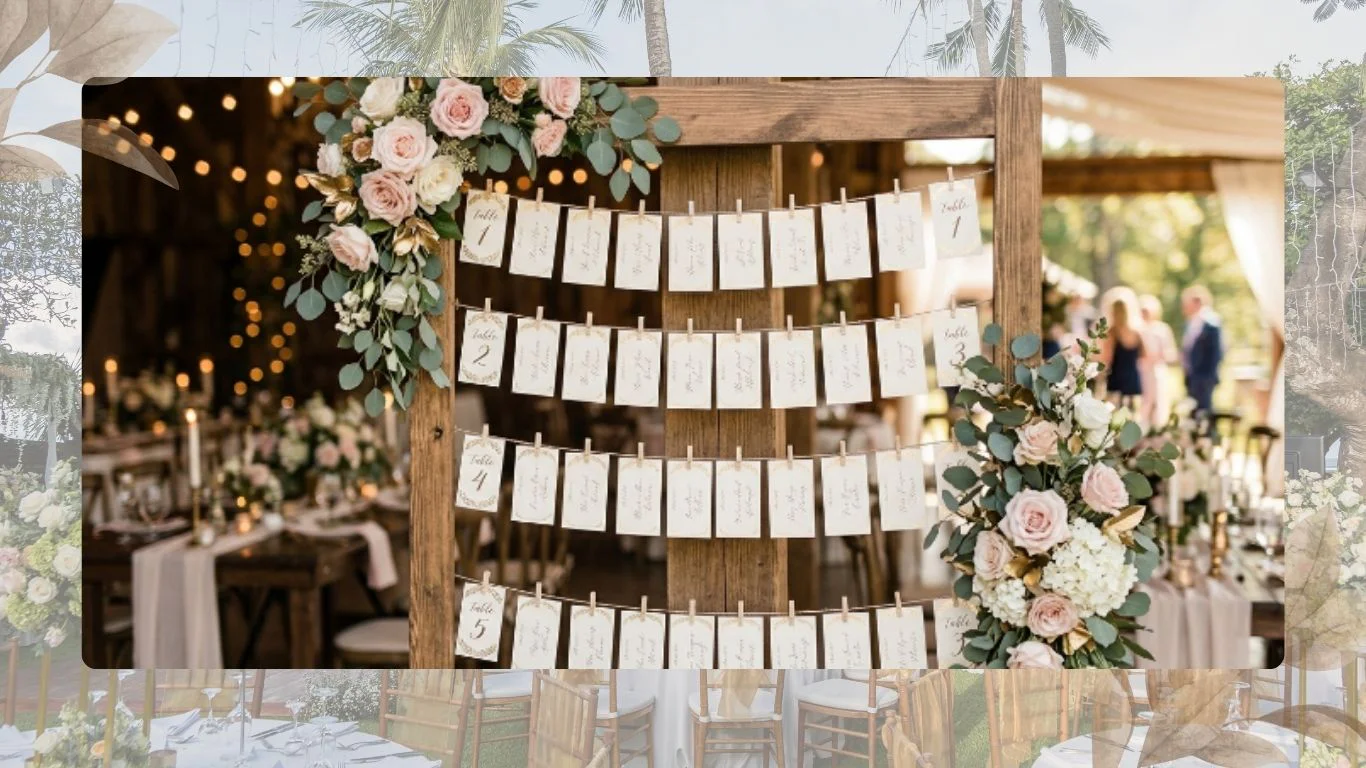 5 Creative Wedding Seating Chart Ideas That Keep Things Organized
